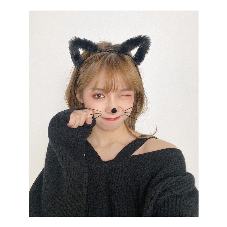 Bờm, Băng Đô Cài Tóc Lông Tai Mèo Dễ Thương Cute Hot Trend ❤ xinh xắn