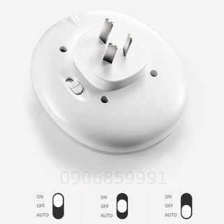 Đèn ngủ ổ cắm điện cảm biến ánh sáng - Có remote