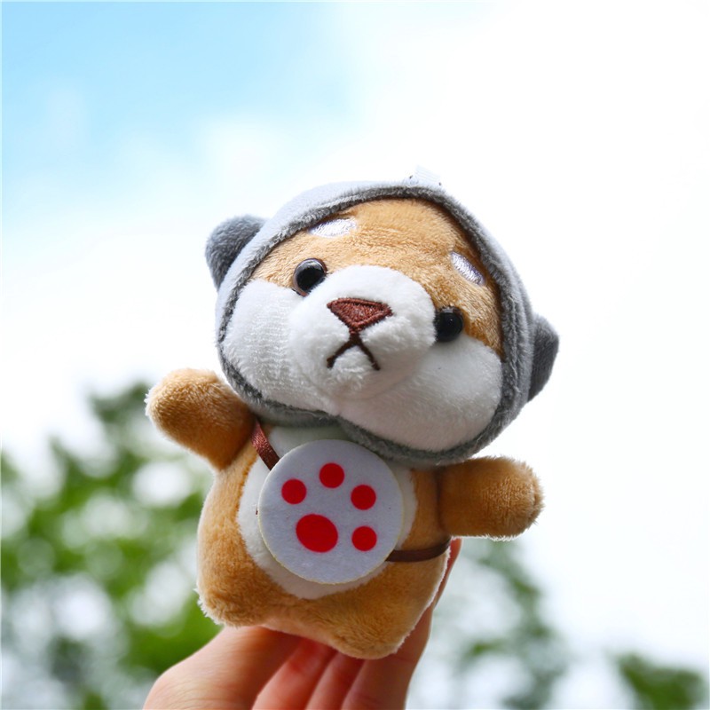 Móc khóa gấu bông chú chó Shiba cực đáng yêu