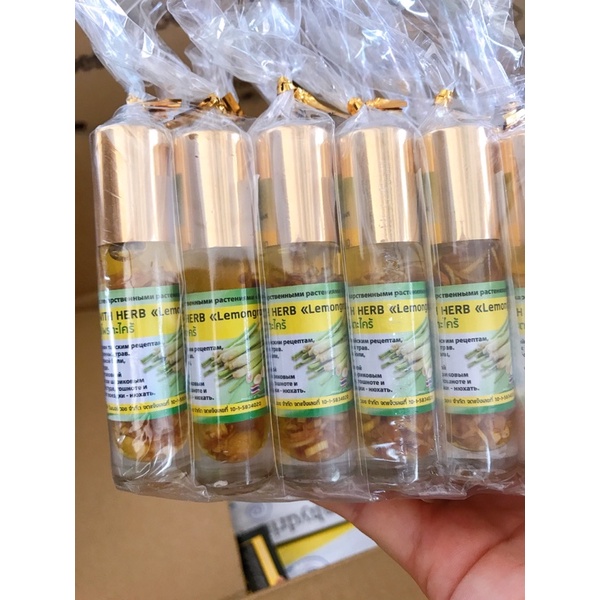 Dầu lăn hương Sả Thái Lan combo 12 chai