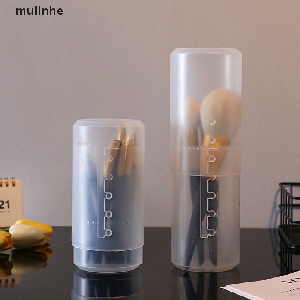 Giá Đỡ Cọ Trang Điểm Bằng PP Có Thể Điều Chỉnh Chiều Cao mulinhe
