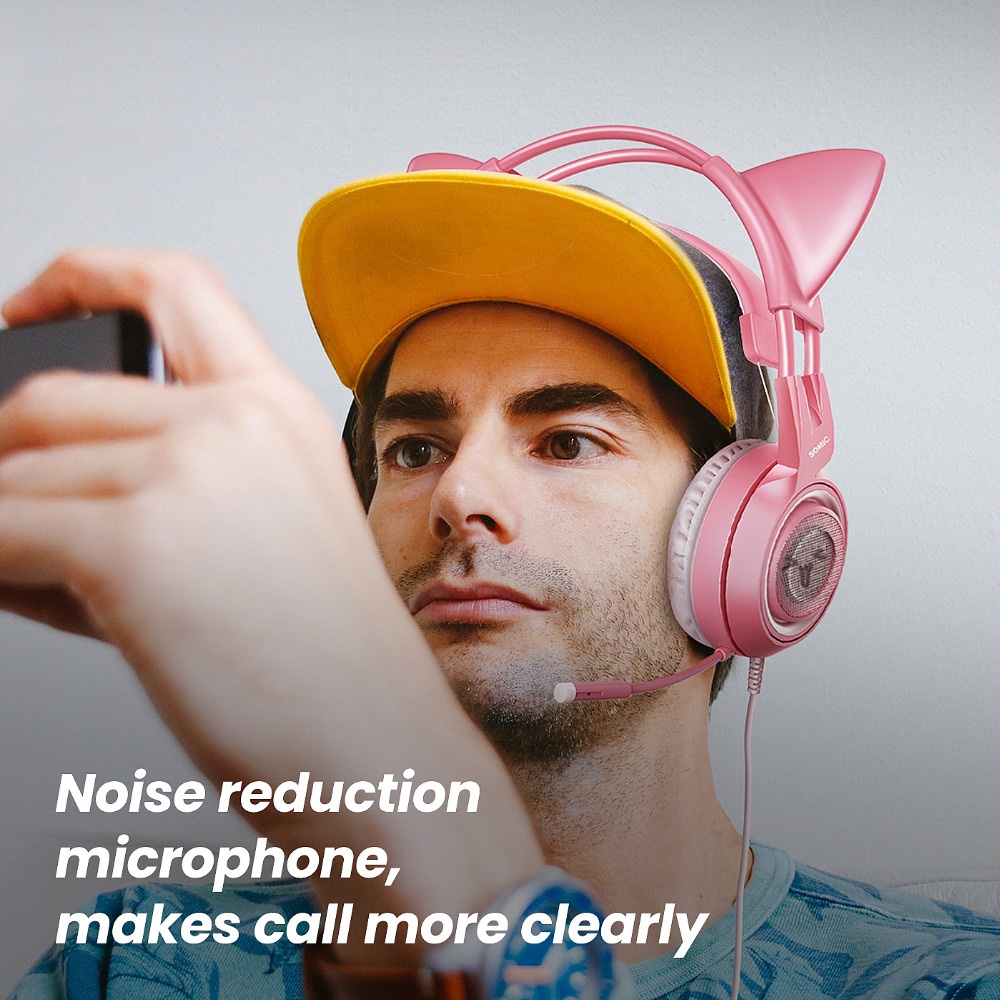 Somic Tai Nghe Chơi Game Có Dây 3.5mm g951s Kèm Mic Dành Cho Điện Thoại ps4 / laptop