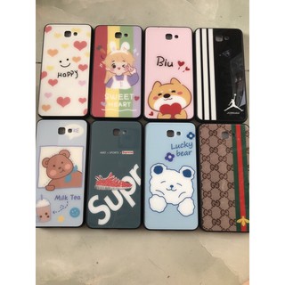 Ốp lưng Samsung Galaxy On7 2016/ J7 Prime mặt kính cường lực