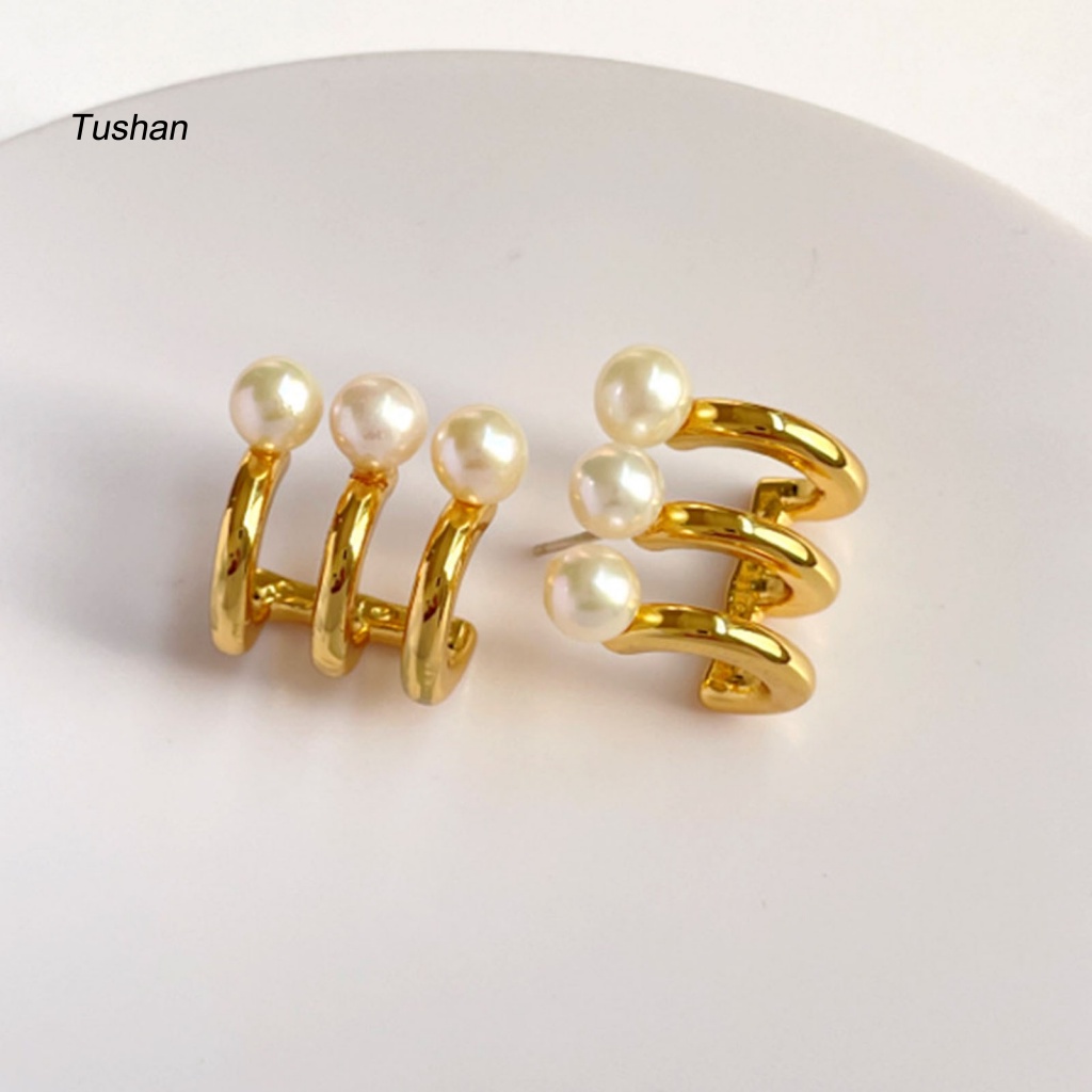 Bông Tai Nữ Màu Sắc Tương Phản Độc Đáo