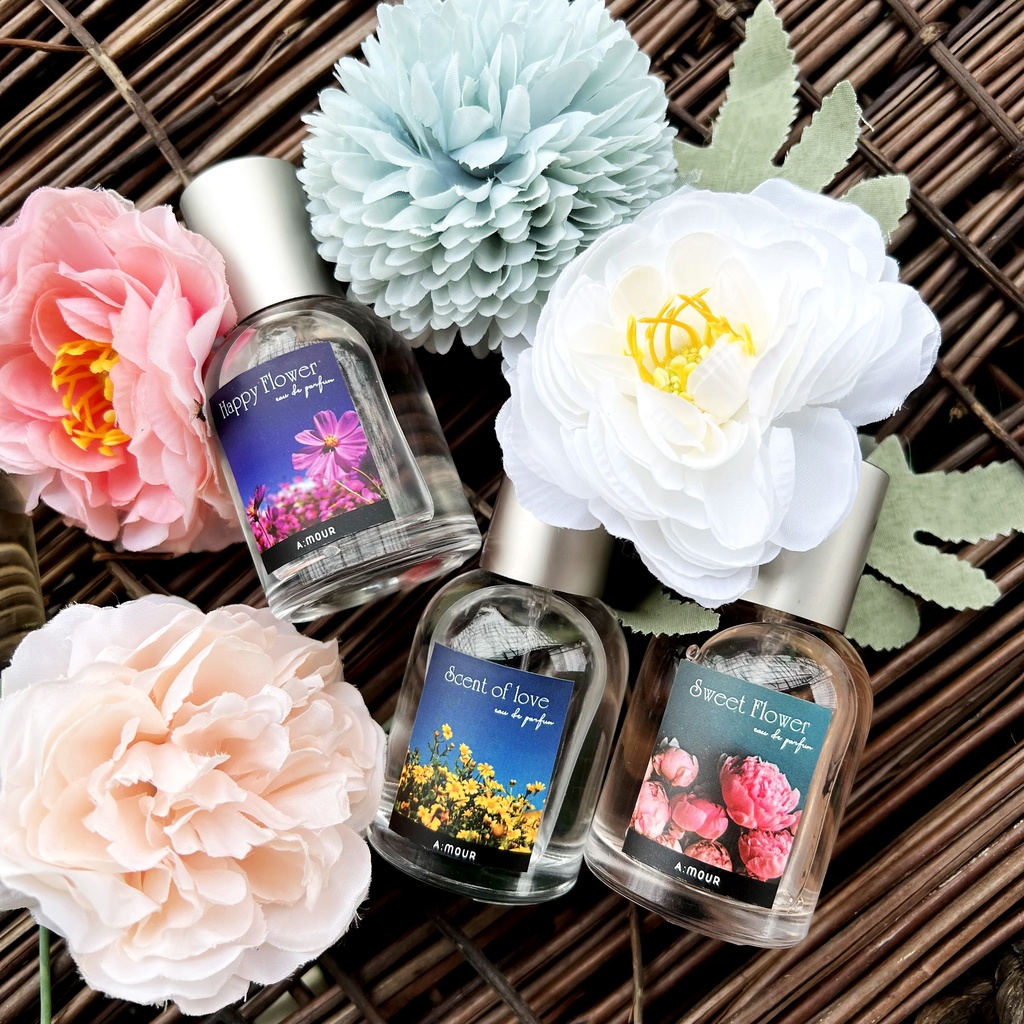 [Amour Scent Of Love] Nước Hoa Nữ Nguyên Liệu Nhập Pháp Hương Thơm Ngọt Dịu, Nhẹ Nhàng 30ml - Dạng Xịt