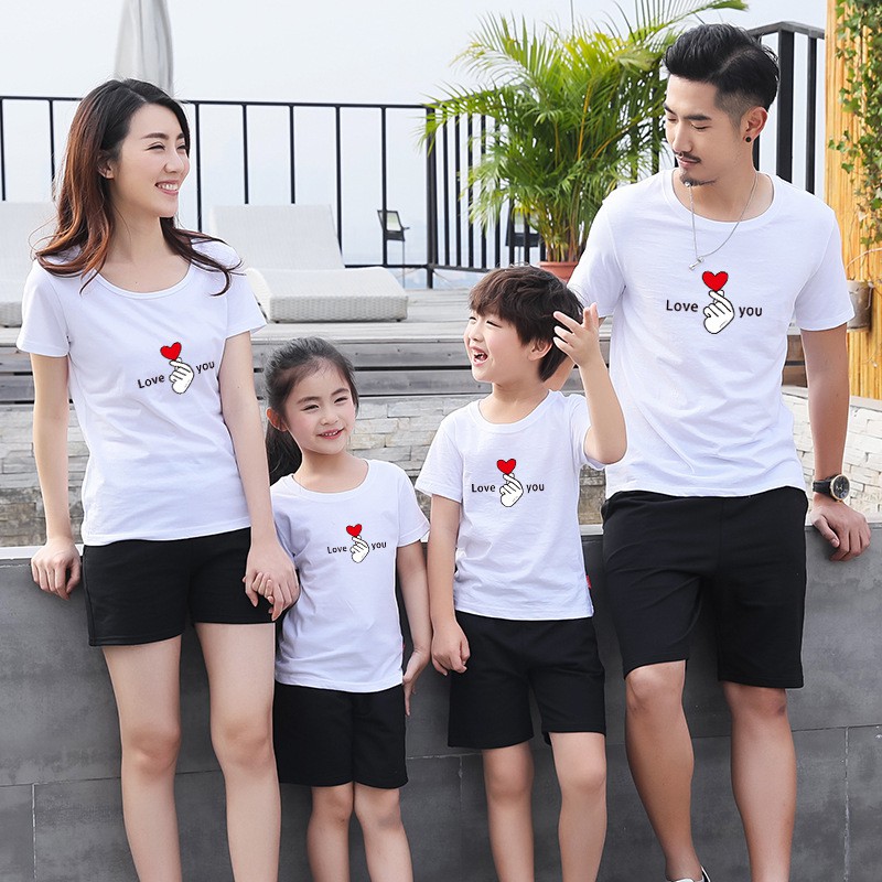 Bộ Áo Thun + Quần Cho Gia Đình 2020 Daddy Mommy Daughter Son
