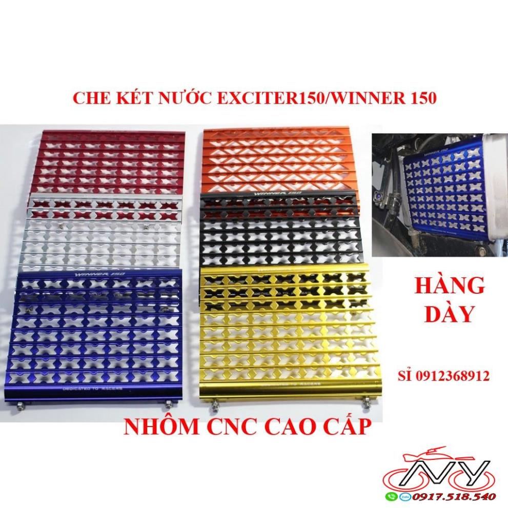 CHE KÉT NƯỚC NHÔM CNC CAO CẤP CHO EXCITER 150 / WINNER 150