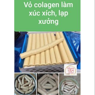 Combo 4 vỏ colagen làm xúc xích