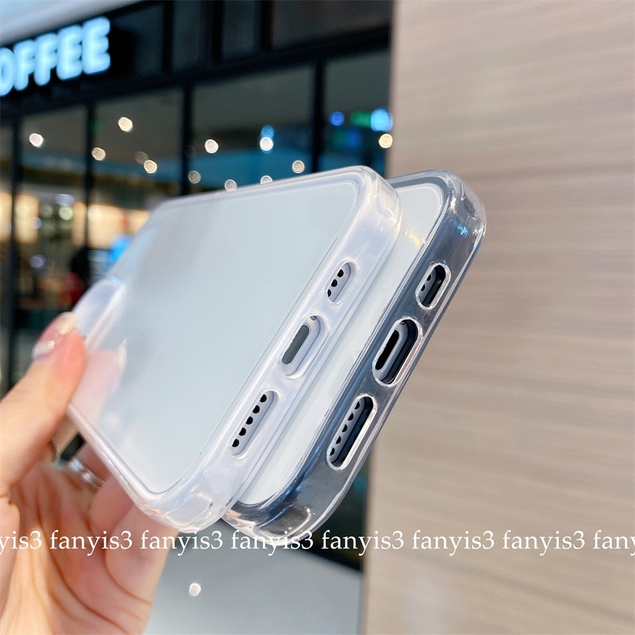 Ốp Điện Thoại Mềm Trong Suốt Chống Sốc 3 Trong 1 Cho iPhone 14 13 12 11 Pro Max XS Max XR X XS 8 7 Plus SE 2020