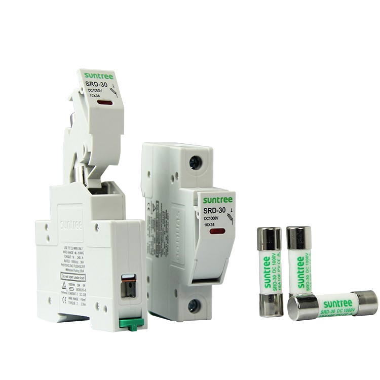 Bộ Cầu chì DC Suntree 1P 15A-32A 1100VDC SRD-30
