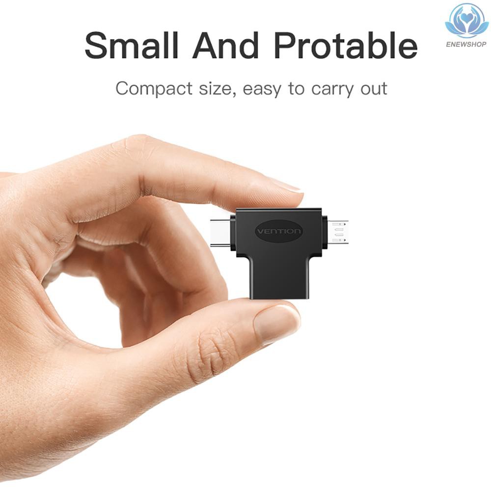 【enew】Vention CDIBO OTG Adapter 3 in 1 USB3.0 Type-C Micro USB USB Device Universal Adapter