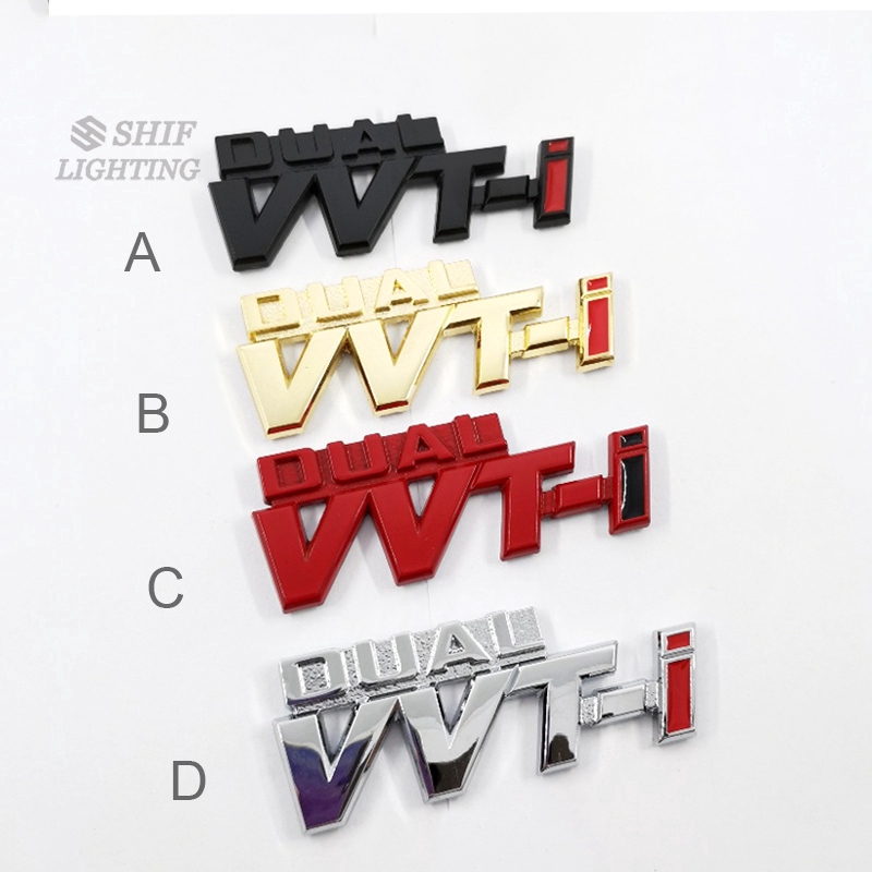 Logo hình chữ Vvt-I bằng kim loại trang trí xe hơi Toyota