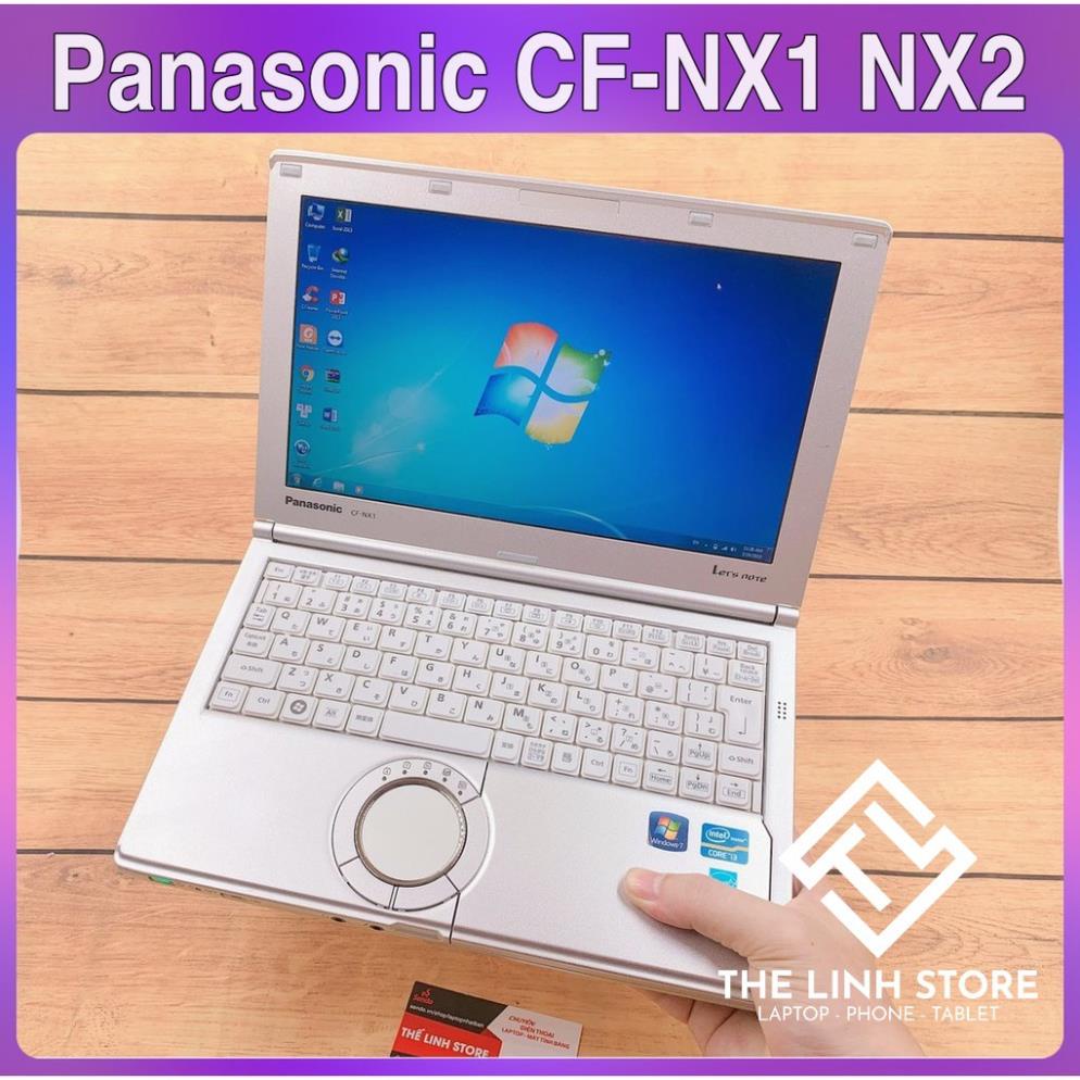 [Mã SKAMA8 giảm 8% đơn 300K] Laptop Panasonic CF-NX1 NX2 nhỏ gọn - Cpu đời 2 và đời 3 chơi Liên minh ổn