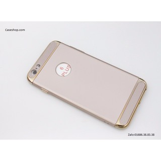 Ốp 3 mảnh viền nhựa dẻo Iphone 6/6s plus