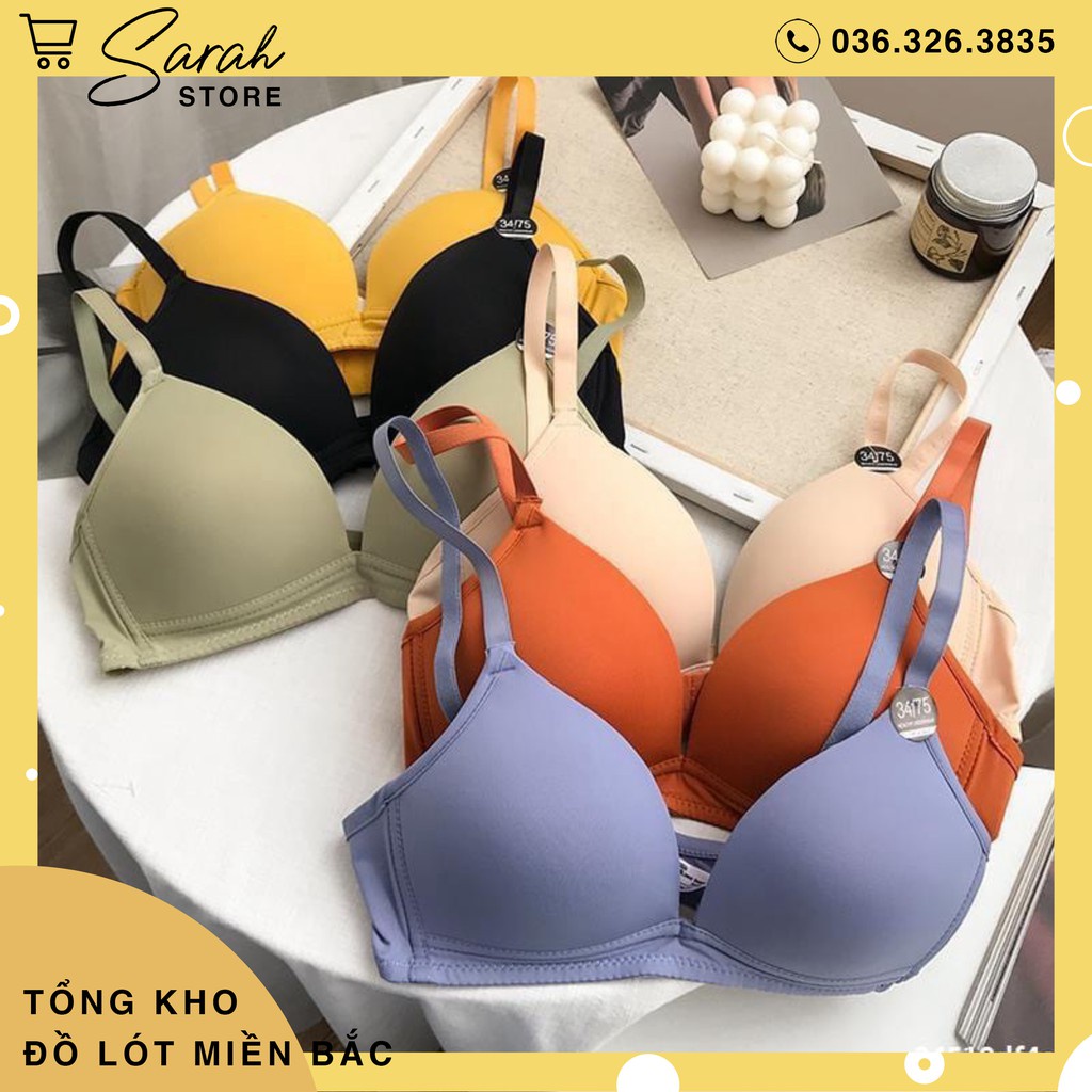 Áo Xuất Nhật Su Trơn Đệm Mỏng Không Gọng Mẫu Mới 2020 008 | BigBuy360 - bigbuy360.vn