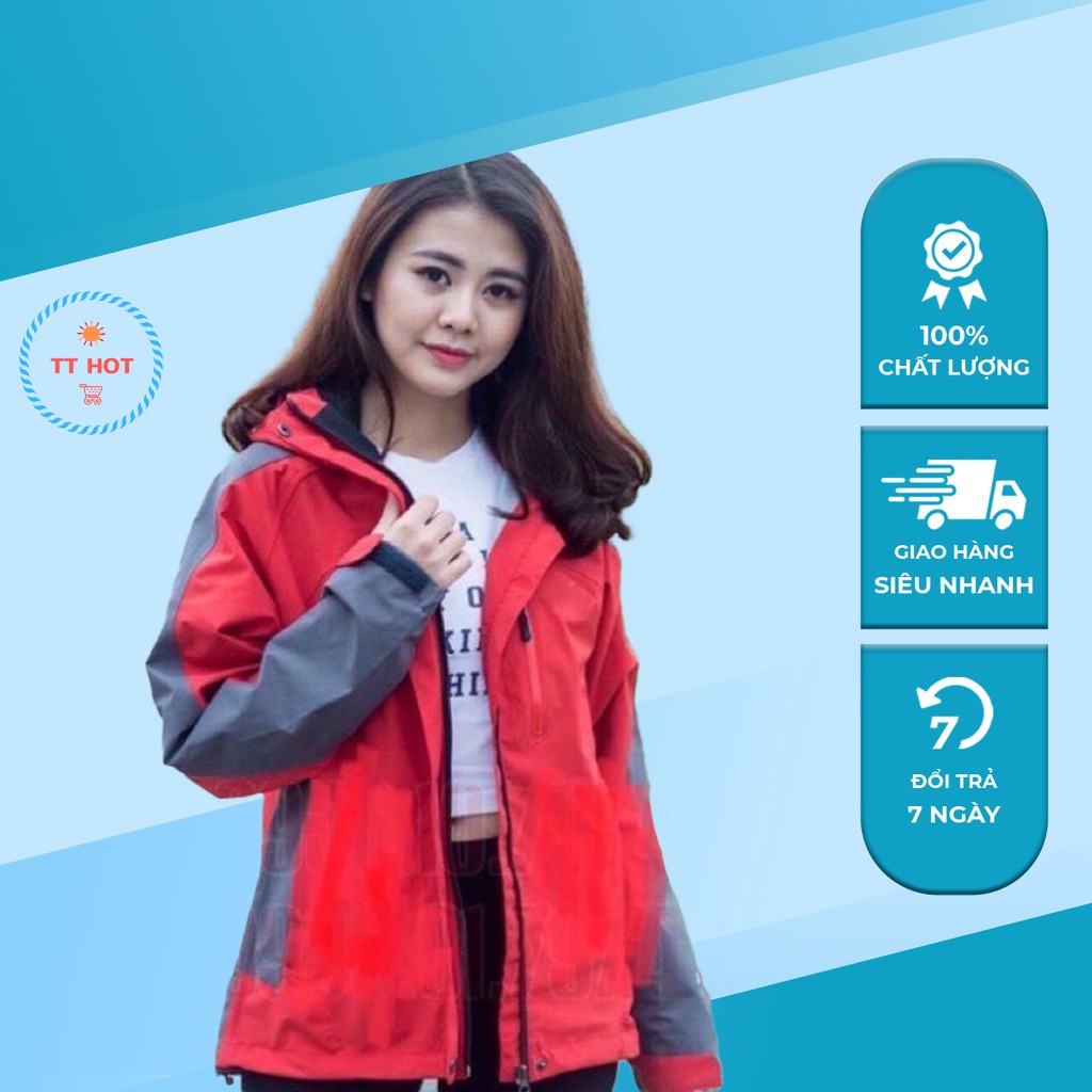 Áo gió nam nữ đi phượt chống gió, chống nước, chống nắng