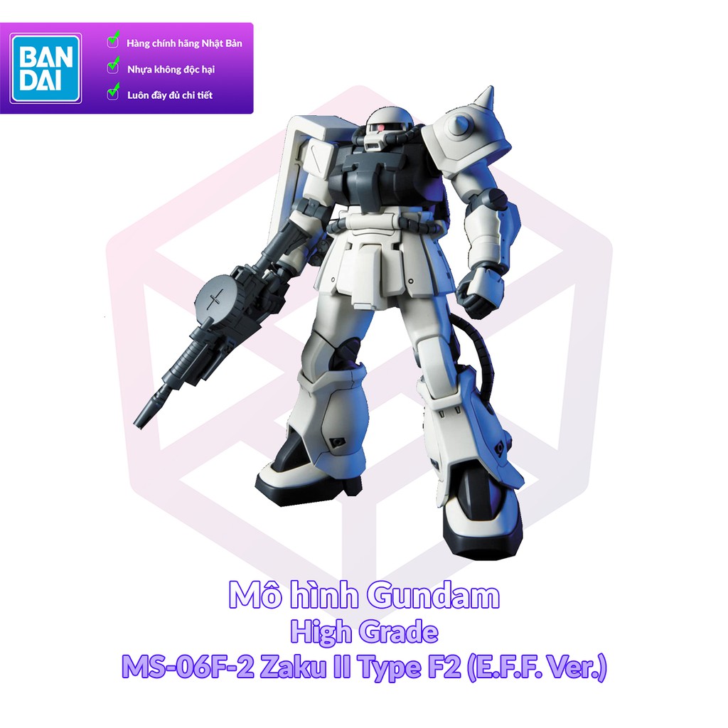 Mô Hình Gundam Bandai HG UC 107 Zaku II Type F2 EFF Ver [GDB] [BHG]