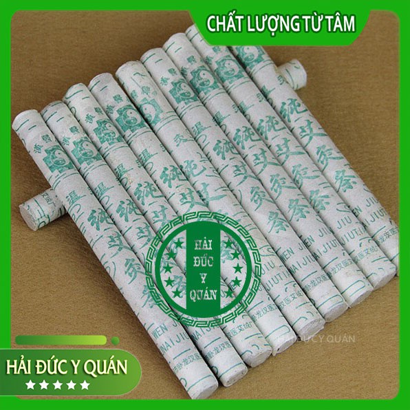 Điếu Ngải 5 Năm - Ngải Nhung Cao Cấp hộp 10 điếu thơm nguyên mùi ngải