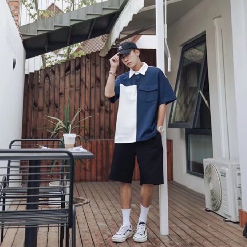 Áo Thun polo Tay Ngắn Dáng Rộng Thoải Mái Thời Trang Mùa Hè Cho Nam size M-2XL