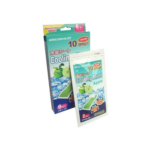 Miếng dán hạ sốt COOLING SHEET APPLE