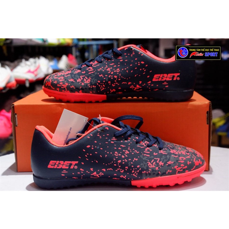 Giày đá bóng ebet - đen chấm cam(size38-44)