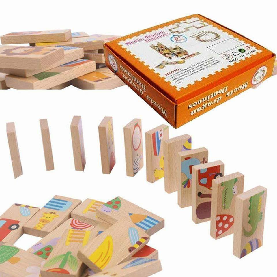 Bộ đồ chơi Domino 28 chi tiết
