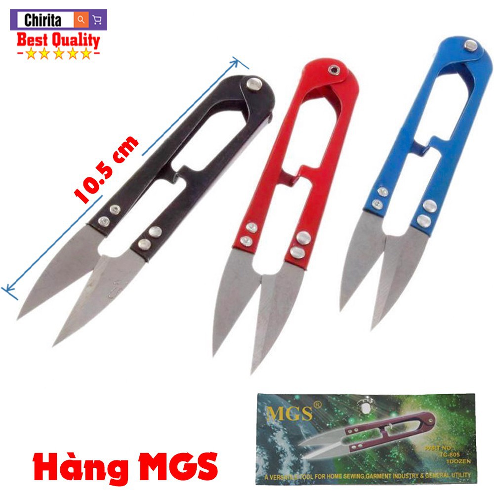 Bộ 12 Kéo Cắt Chỉ MGS 10,5cm - Kéo Bấm Chỉ Loại Nhỏ - 805