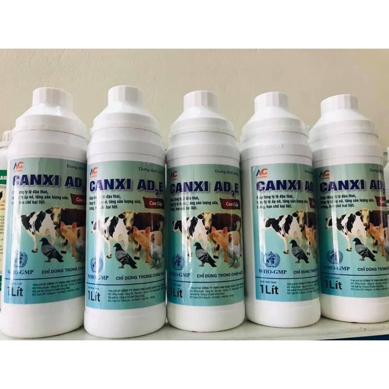 Canxi ADE 1 Lit, h.ạn ch.ế b.ạ.i L.i.ệt, t.ăng t.ỷ l.ệ đ.ậu th.ai, ấ.p n.ở, t.ăng s.ản l.ượng s.ữa, tr.ứ.ng