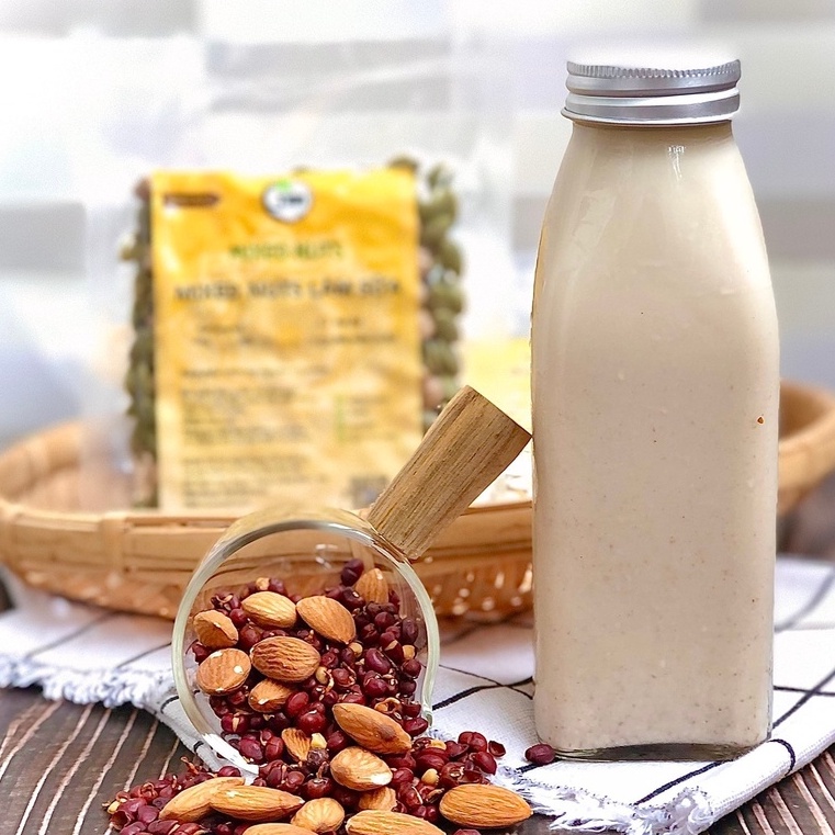 Gói hạt làm sữa nảy mầm sơ chế 100gr - Hạt dinh dưỡng TiniSeed