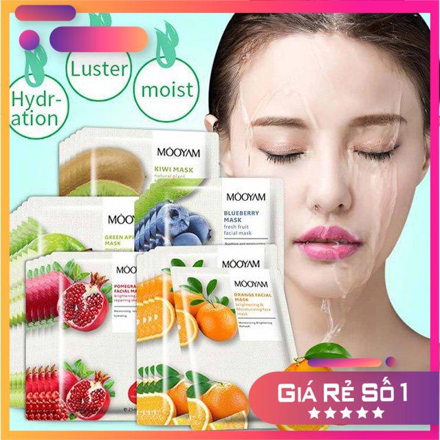 Mặt Nạ Trái Cây Hữu Cơ MÔOYAM 5 Vị Dành Cho Da Nhờn