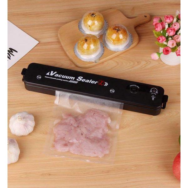 Máy hút chân không thực phẩm Vacuum Sealer- hút không khí triệt để, giữ môi tường chân không lý tưởng bảo quản thức ăn