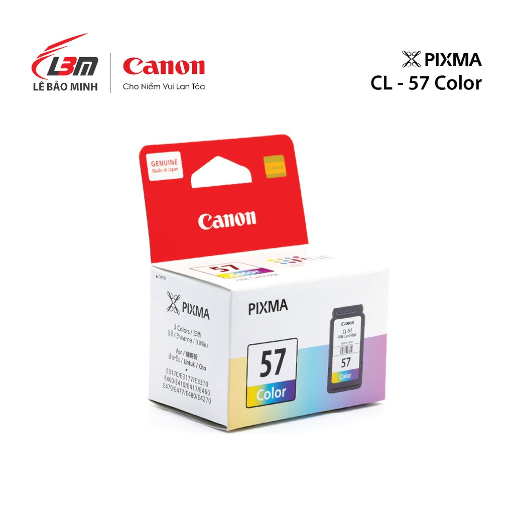 Hộp Mực Canon PG-47 và Cl-57 giành cho máy in Canon E410