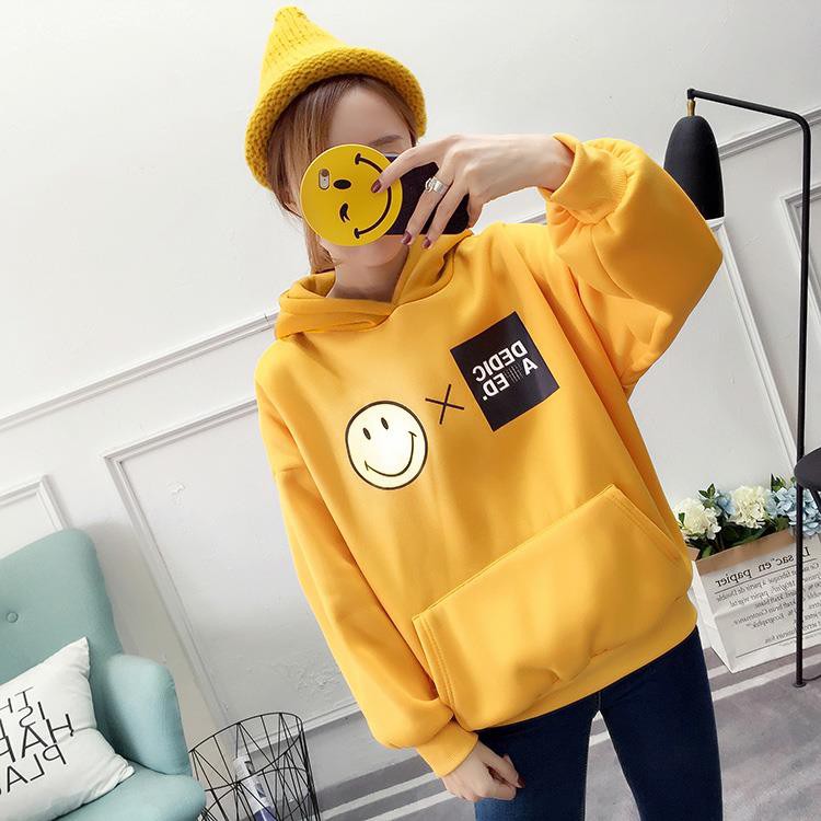 Áo HOODIE mặt cười vàng