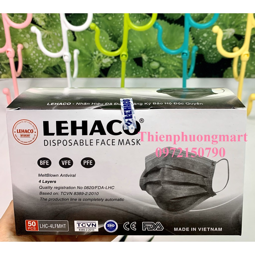 Combo 3 Hộp khẩu trang y tế XÁM 4 lớp kháng khuẩn 150 cái