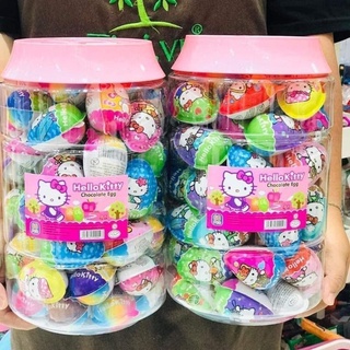 Hộp bánh socola hình trứng hello kitty đồ chơi hộp 60 trứng thái lan