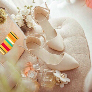 [ Ảnh Thật ] Giày Cao Gót 8p Bít Mũi