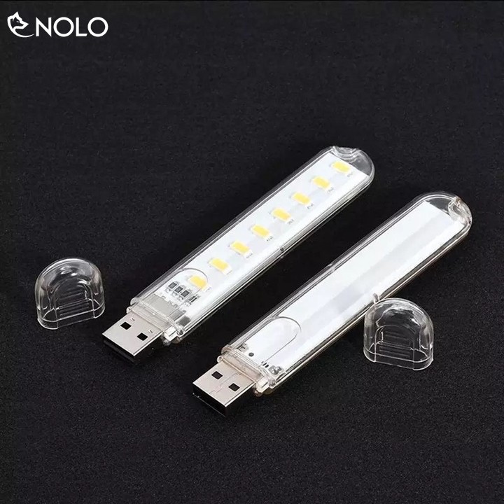 Combo 2 Đèn Led 8 Bóng Cực Sáng Cắm Dùng Nguồn USB Công Suất 1,4W