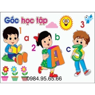 tranh góc xốp mầm non