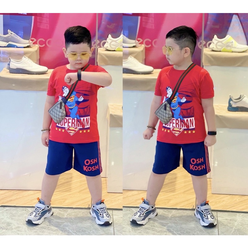 5-10T | Bé Trai | Bộ đùi cotton 4c cực cool