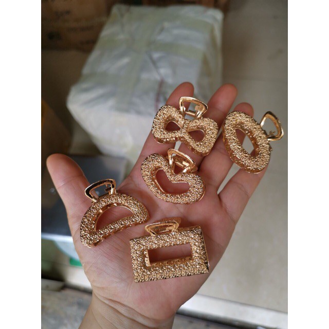 set 5 Kẹp Tóc hot hàn quốc vân nổi (kèm video thật)