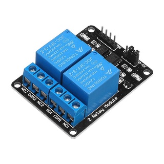 Mạch 2 relay 2 kênh với opto cách ly kích mức thấp 5vdc 12vdc