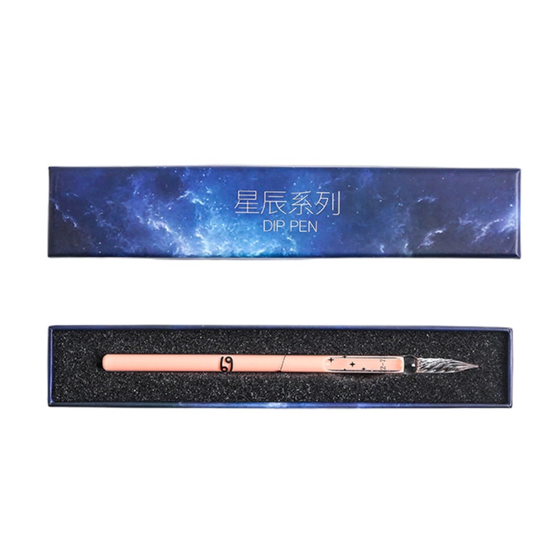 Seng Bút Chấm Mực Bầu Trời Sao Pha Lê Độc Đáo Cho Bạn Bè Famliy