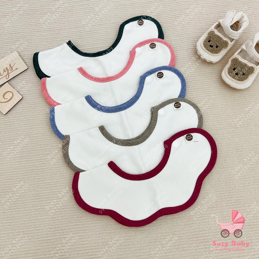 Yếm cổ hoa Hàn Quốc Vella Bunnie Blossom cho bé từ 0-36m+, thời trang, ăn dặm, Suzy baby