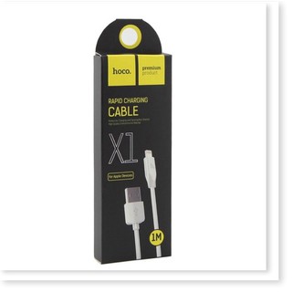 Cáp sạc nhanh hoco x1 ip lightning dài 1m, 2m - chính hãng