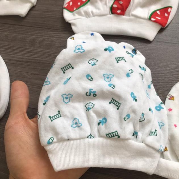 [ Xả kho - Freeship] Mũ sơ sinh cotton tai gấu