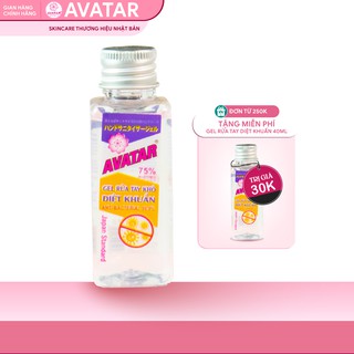 Nước rửa tay khô AVATAR diệt khuẩn - Diệt khuẩn tối đa - có chứng nhận Y tế từ PASTEUR 40ml