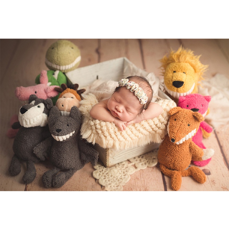 Chăn Đan Len Xinh Xắn Dùng Làm Phụ Kiện Chụp Ảnh Cho Bé Sơ Sinh