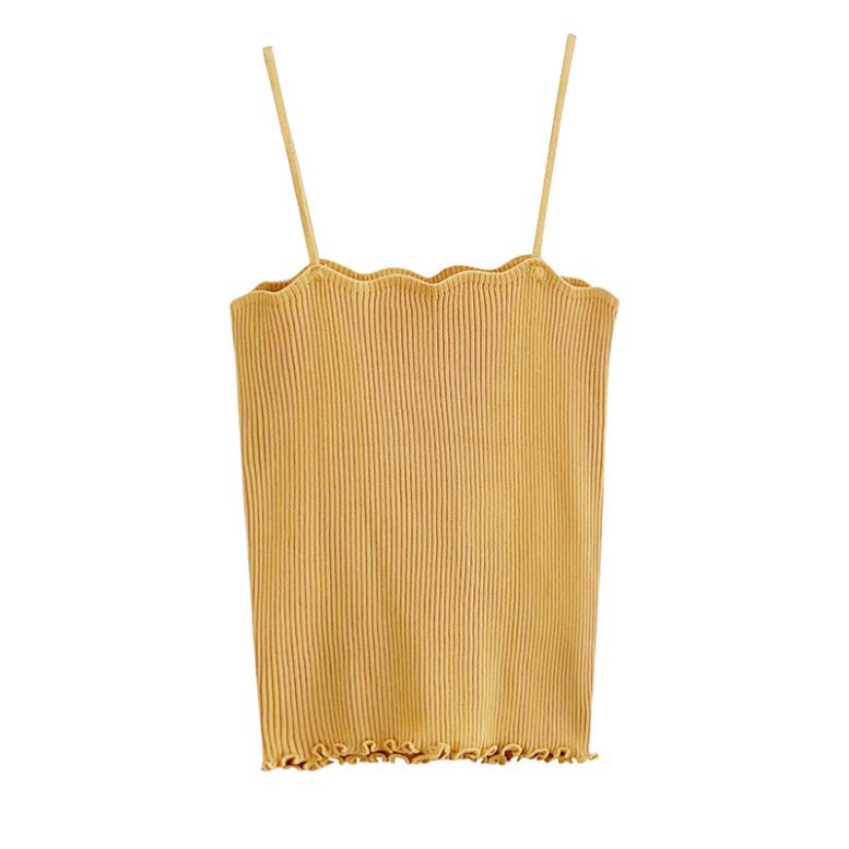 Áo dệt kim không tay phong cách retro thời trang mùa hè Hàn Quốc cho nữ | BigBuy360 - bigbuy360.vn