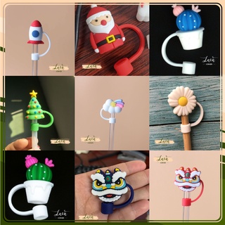 Nắp Đậy Ống Hút Silicon Hoạt Hình Đáng Yêu - Dễ Thương