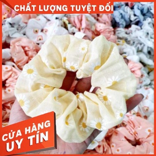 Siêu sale dây buộc tóc scrunchies hoa cúc